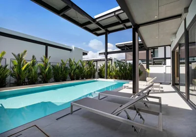 Sleek Designed Sunset Garden Villa 05 - 4 BR with Salt Private Pool 12M – Foto 13